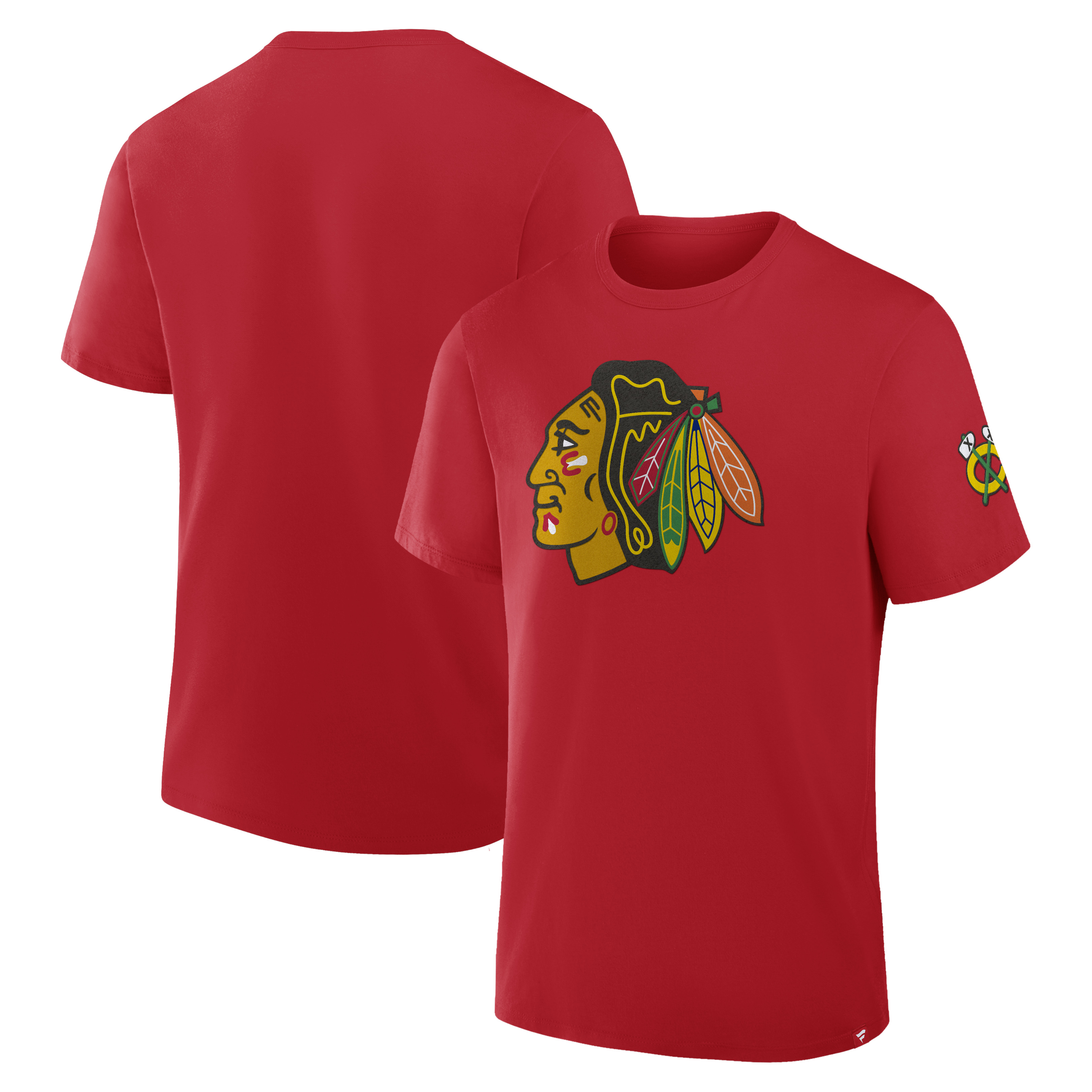 E-shop Fanatics Pánske tričko Chicago Blackhawks NHL Hat Trick Tee