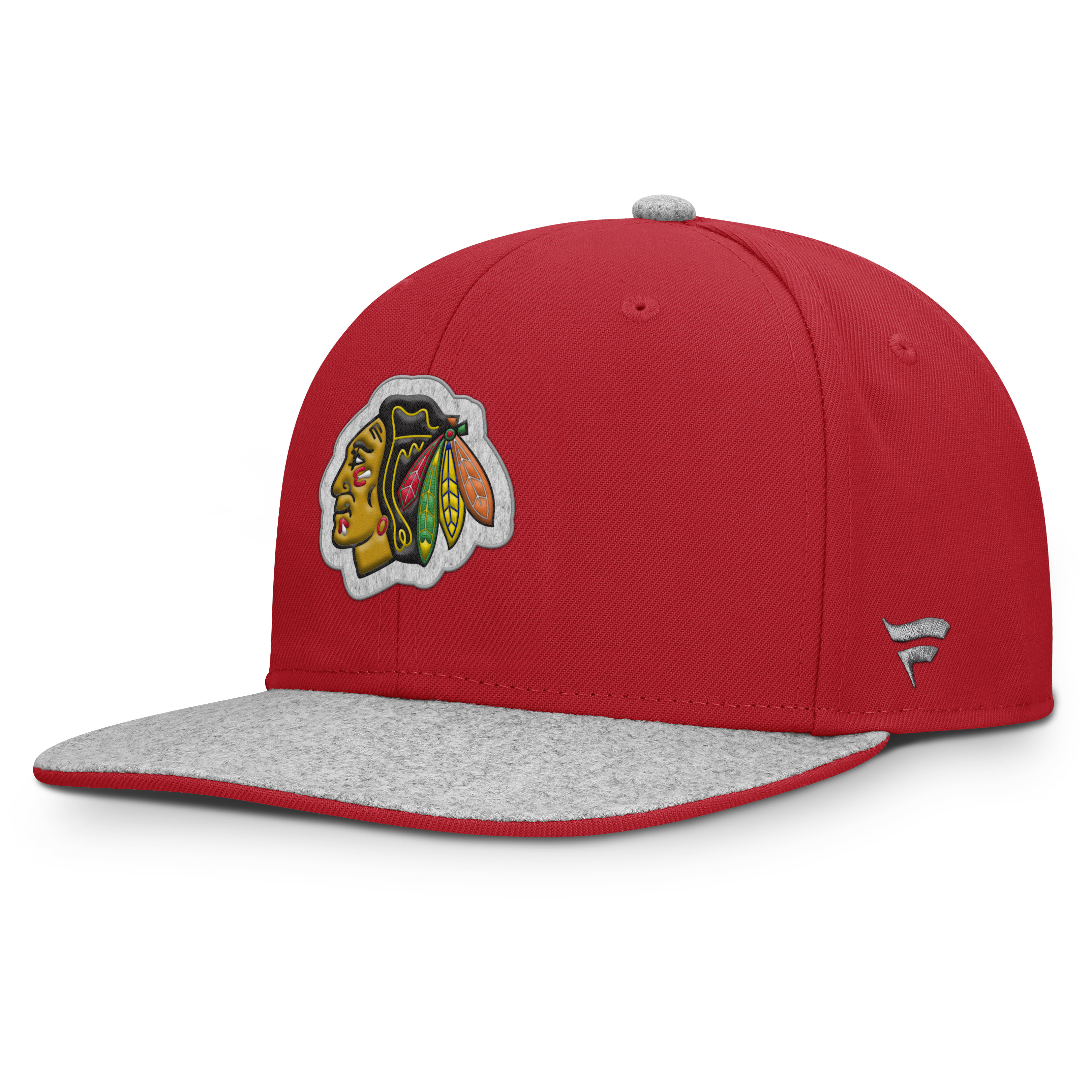 E-shop Fanatics Pánska šiltovka Chicago Blackhawks NHL Loden Structured Adjustable Flat Brim Cap