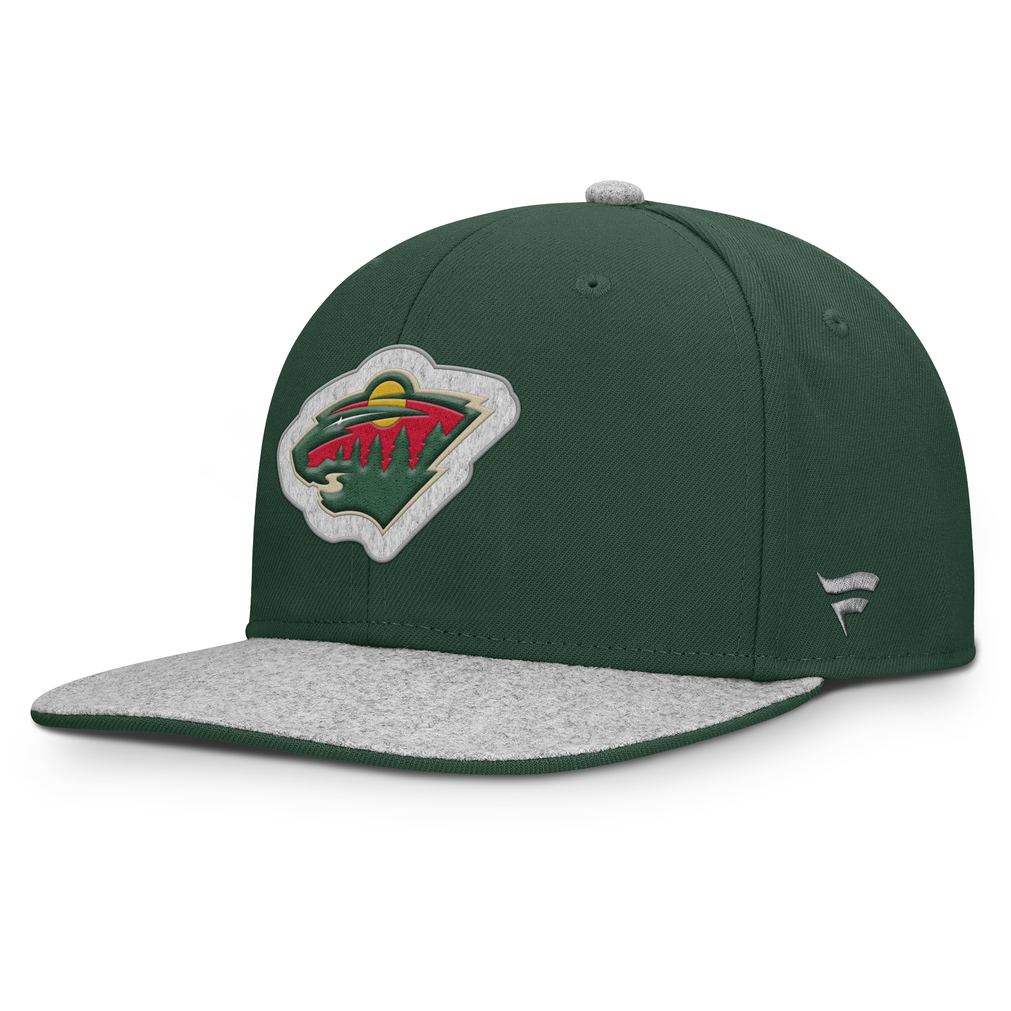 E-shop Fanatics Pánska šiltovka Minnesota Wild NHL Loden Structured Adjustable Flat Brim Cap
