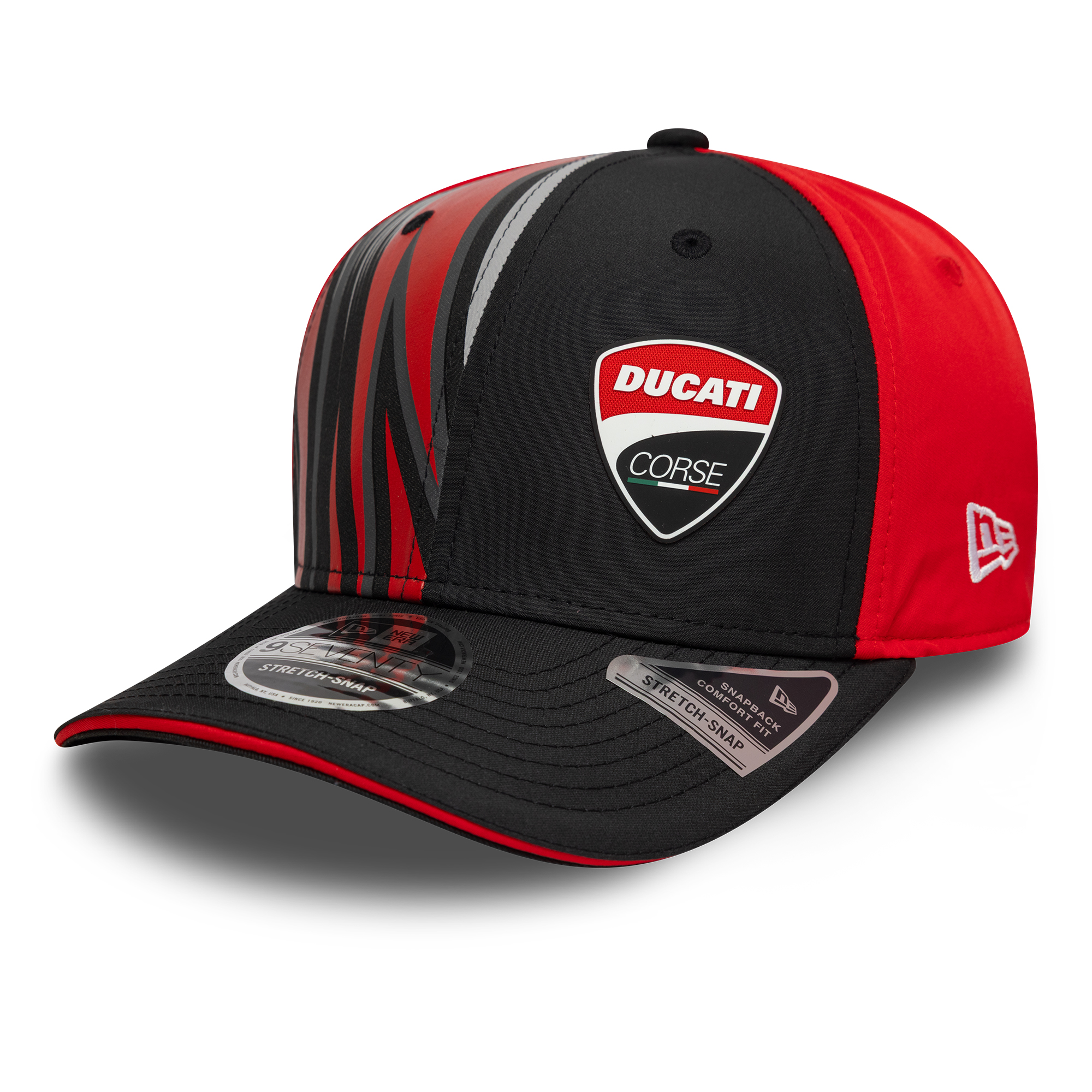 New Era Pánska šiltovka Ducati Motor 970 Stretch snap print