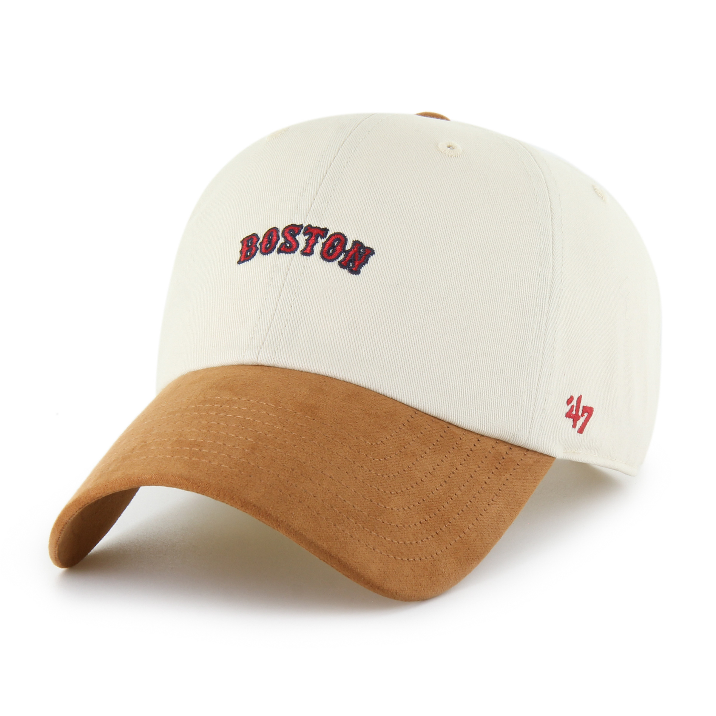 E-shop 47 Brand Pánska šiltovka Boston Red Sox MLB Script Suede Visor 47 Clean Up