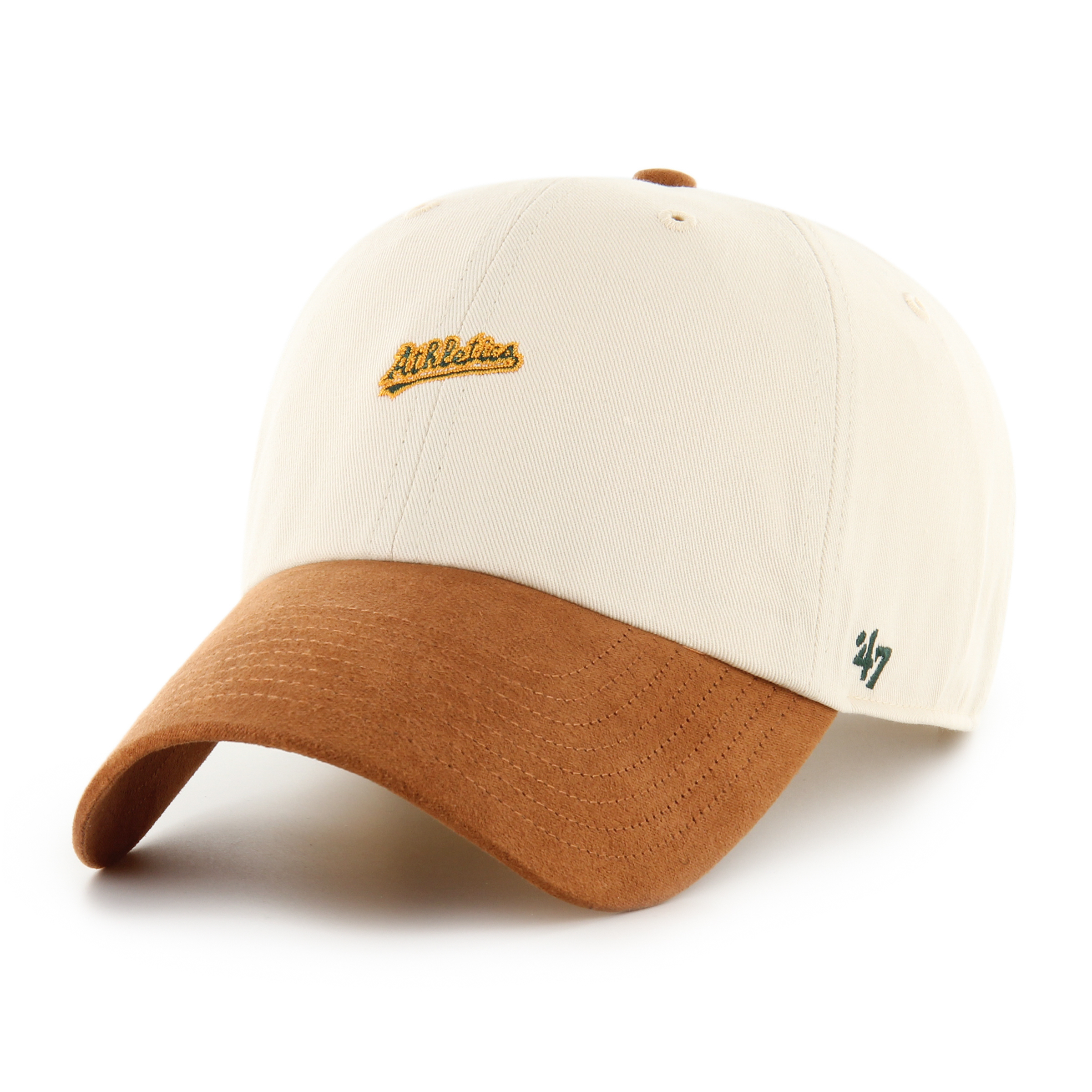 E-shop 47 Brand Pánska šiltovka Oakland Athletics MLB Script Suede Visor 47 Clean Up