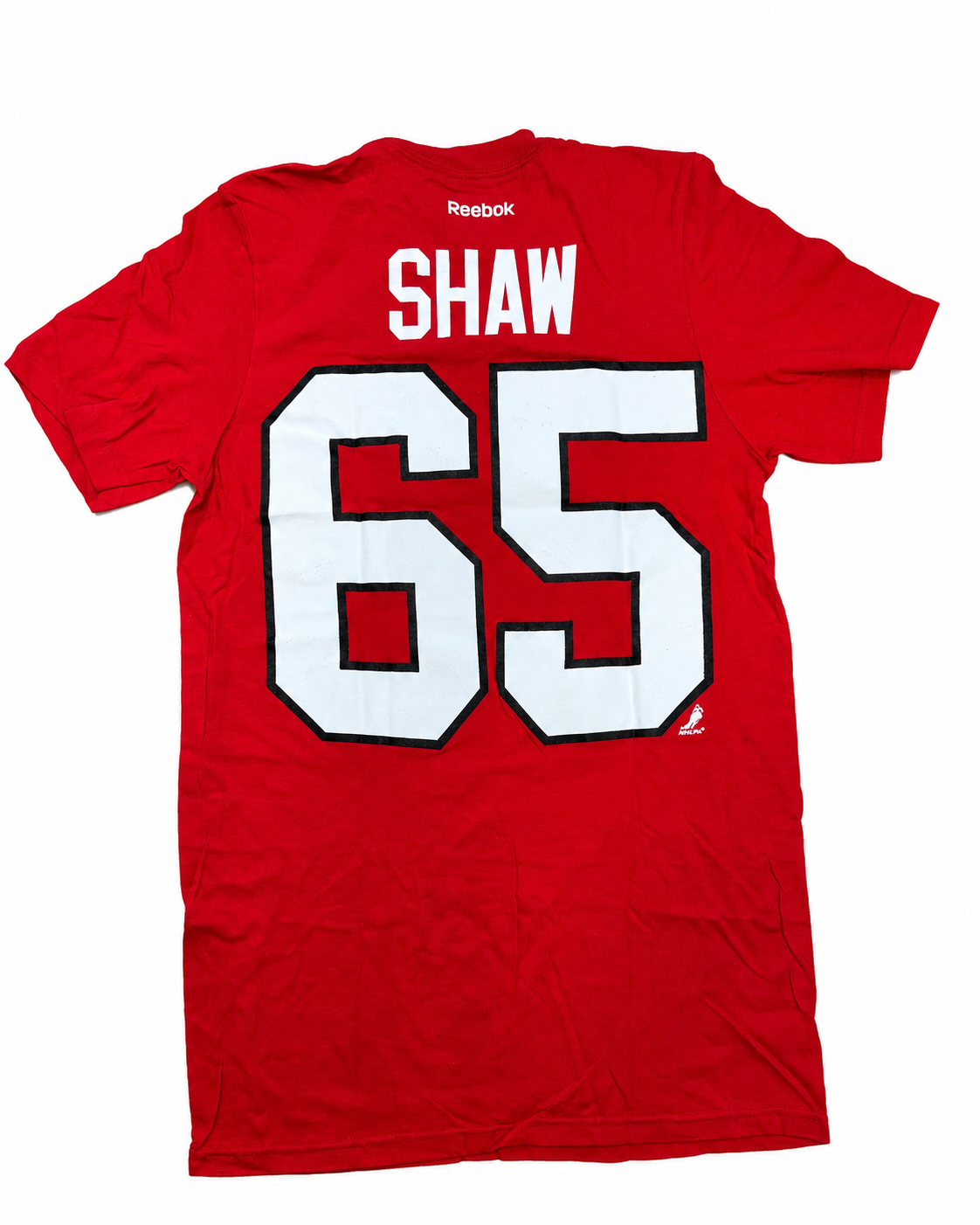 E-shop Reebok Pánske tričko Chicago Blackhawks Andrew Shaw #65 NHL Stack Logo Name & Number