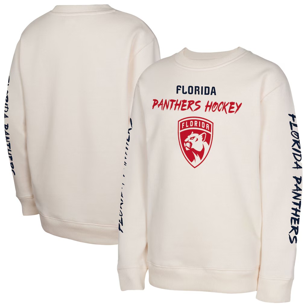 E-shop Outerstuff Detská mikina Florida Panthers NHL Star Power Pullover Sweatshirt - Cream