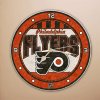 NHL Nástenné hodiny Philadelphia Flyers Art Glass Wall