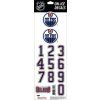 Samolepky na Helmu Edmonton Oilers NHL Decals