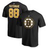 Pánské tričko David Pastrňák #88 Boston Bruins NHL Stack Logo Name & Number