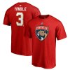 Pánské tričko #3 Keith Yandle Florida Panthers NHL Stack Logo Name & Number