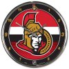 Hodiny Ottawa Senators WinCraft Chrome Wall Clock