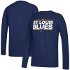 Pánské tričko St. Louis Blues NHL Adidas Dassler Climalite Long Sleeve