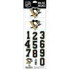 Nálepky na prilbe Pittsburgh Penguins NHL Decals
