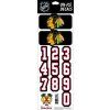 Samolepky na helmu Chicago Blackhawks NHL Decals Black