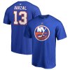 Pánské tričko New York Islanders NHL Mathew Barzal #13 Stack Logo Name & Number