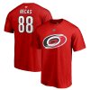 Pánské tričko Martin Nečas #88 Carolina Hurricanes NHL Stack Logo Name & Number