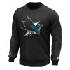 Pánská mikina San Jose Sharks NHL Iconic Primary Colour Logo Graphic Crew