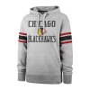 Pánská mikina Chicago Blackhawks NHL Double Block ’47 Sleeve Stripe Hood