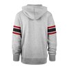 Pánská mikina Chicago Blackhawks NHL Double Block ’47 Sleeve Stripe Hood