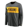 Tričko Pittsburgh Penguins Iconic Back To Basics Long Sleeve