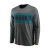 Pánské tričko San Jose Sharks NHL Iconic Back To Basics Long Sleeve