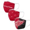 Roušky Detroit Red Wings NHL FOCO - set 3 kusy EU