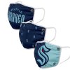 Roušky Seattle Kraken NHL FOCO - set 3 kusy EU
