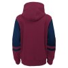 Dětská mikina Colorado Avalanche NHL Faceoff Colorblocked Fleece Full-Zip