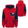 Dětská mikina Washington Capitals NHL Faceoff Colorblocked Fleece Full-Zip