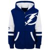 Dětská mikina Tampa Bay Lightning NHL Faceoff Colorblocked Fleece Full-Zip