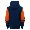 Dětská mikina Edmonton Oilers NHL Faceoff Colorblocked Fleece Full-Zip