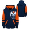 Dětská mikina Edmonton Oilers NHL Faceoff Colorblocked Fleece Full-Zip