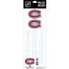 Samolepky na Helmu Montreal Canadiens NHL Decals White