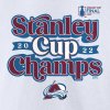 Dámské tričko Colorado Avalanche NHL 2022 Stanley Cup Champions Saucer Pass V-Neck