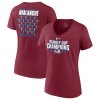 Dámské tričko Colorado Avalanche NHL 2022 Stanley Cup Champions Jersey Roster V-Neck