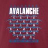 Dámské tričko Colorado Avalanche NHL 2022 Stanley Cup Champions Jersey Roster V-Neck