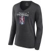 Dámské tričko Colorado Avalanche NHL 2022 Stanley Cup Champions Locker Room V-Neck Long Sleeve