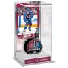 Vitrína na puk Colorado Avalanche NHL 2022 Stanley Cup Champions Cale Makar Logo Deluxe Tall Hockey Puck Case