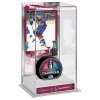 Vitrína na puk Colorado Avalanche 2022 Stanley Cup Champions Mikko Rantanen Logo Deluxe Tall Hockey Puck Case