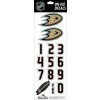 Samolepky na helmu Anaheim Ducks NHL Decals Orange
