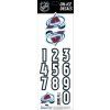 Samolepky na helmu Colorado Avalanche NHL Decals Black