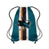 Vak San Jose Sharks FOCO Team Stripe Drawstring Backpack