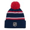 Dětská zimní čepice Columbus Blue Jackets NHL Wordmark Cuffed Pom