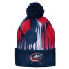 Dětská zimní čepice Columbus Blue Jackets NHL Paint Splatter Cuffed