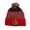 Dětská zimní čepice Ottawa Senators NHL Puck Pattern Cuffed