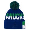 Dětská zimní čepice Vancouver Canucks NHL Faceoff Jacquard Knit