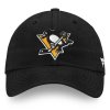Pánská Kšiltovka Pittsburgh Penguins NHL Core Black Curved Unstructured Strapback Cap Fanatics