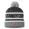 Pánská zimní čepice Vegas Golden Knights NHL 2023 Stanley Cup Champions Cuffed Knit Hat with Pom