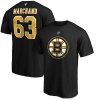 Pánské tričko Brad Marchand #63 Boston Bruins NHL Stack Logo Name & Number