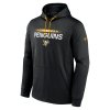 Pánská mikina Pittsburgh Penguins NHL RINK Performance Pullover Hood Black-Yellow Gold