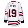 Pánský dres Chicago Blackhawks NHL #19 Jonathan Toews adizero Away Authentic Player Pro