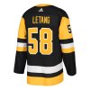 Pánský dres Pittsburgh Penguins NHL #58 Kris Letang adizero Home Authentic Player Pro